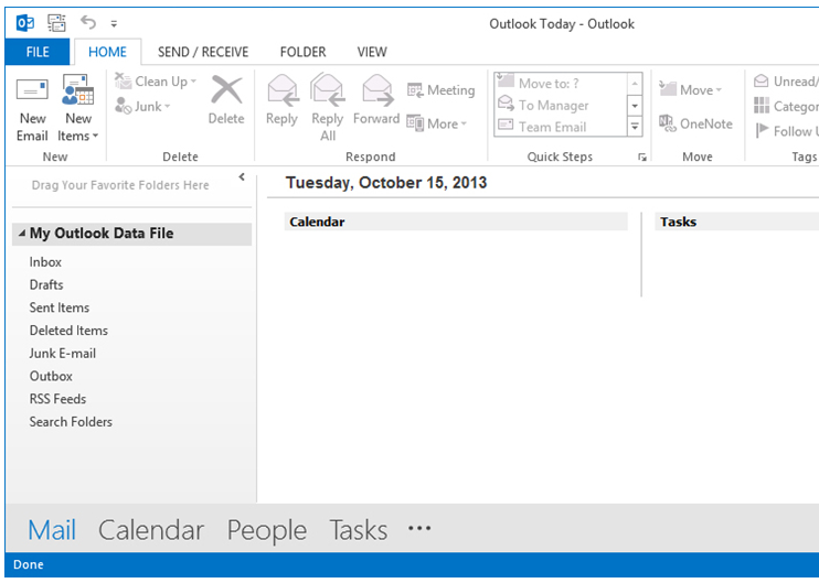 email setup for outlook 2013
