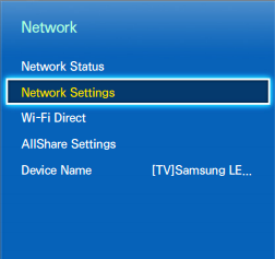 how to connect samsung smart tv to wifi direct