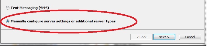 Manually Configure Server Settings